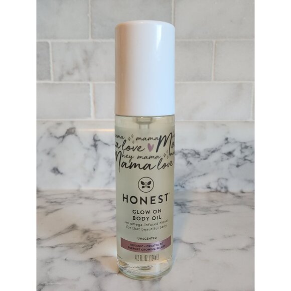 Honest Glow On Body Oil 4.2 Fl Oz Unscented - Picture 1 of 3
